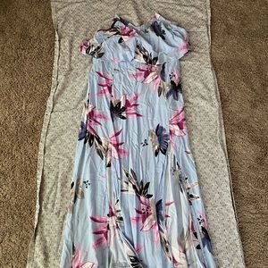 O’Neill long/mid calf dress with double slit